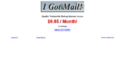 Desktop Screenshot of igotmail.net